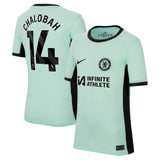 Chelsea Third Stadium Sponsored Shirt 2023-24 - Kids with Chalobah 14 printing - Kit Captain