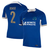 Chelsea Cup Nike Home Stadium Sponsored Shirt 2023-24 with Disasi 2 printing