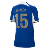 Chelsea Cup Nike Home Stadium Sponsored Shirt 2023-24 - Kids with N.Jackson 15 printing