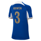 Chelsea Cup Nike Home Stadium Sponsored Shirt 2023-24 - Kids with Nouwen 3 printing