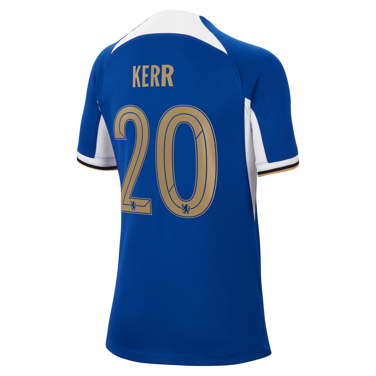 Chelsea Cup Nike Home Stadium Sponsored Shirt 2023-24 - Kids with Kerr 20 printing