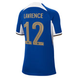 Chelsea Cup Nike Home Stadium Sponsored Shirt 2023-24 - Kids with Lawrence 12 printing