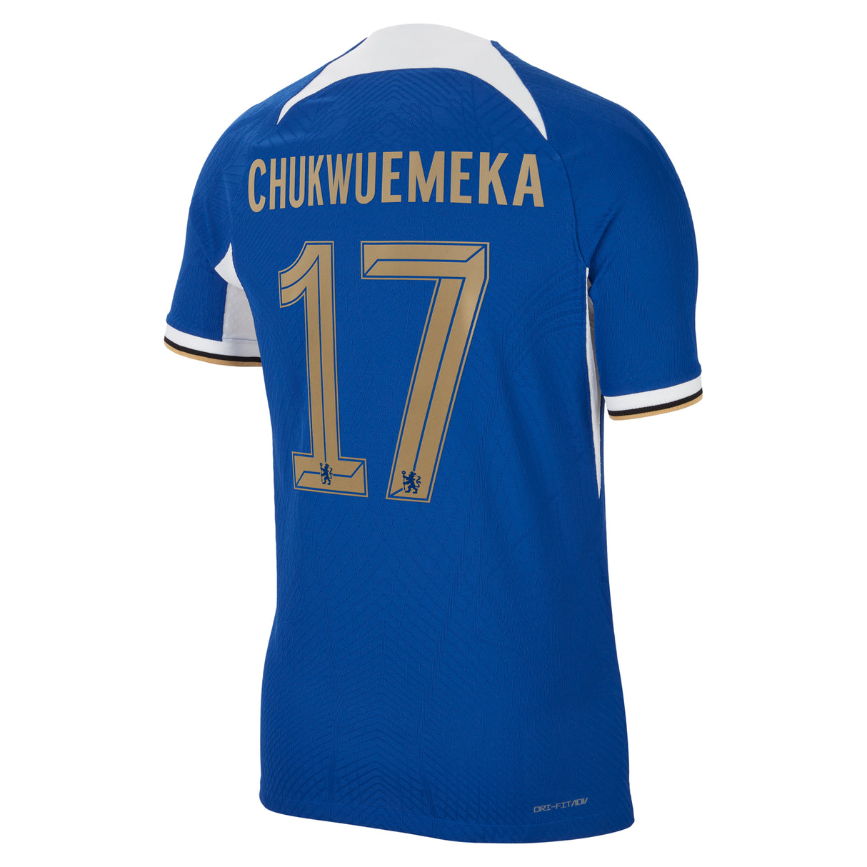 Chelsea Cup Home Vapor Match Sponsored Shirt 2023-24 with Chukwuemeka 17 printing - Kit Captain