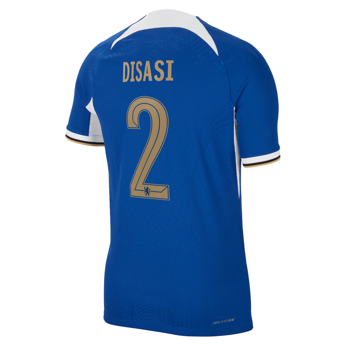 Chelsea Cup Home Vapor Match Sponsored Shirt 2023-24 with Disasi 2 printing - Kit Captain