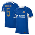 Chelsea Cup Home Vapor Match Sponsored Shirt 2023-24 with Badiashile 5 printing - Kit Captain