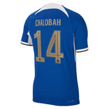 Chelsea Cup Home Vapor Match Sponsored Shirt 2023-24 with Chalobah 14 printing - Kit Captain