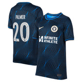 Chelsea Cup Nike Away Stadium Sponsored Shirt 2023-24 - Kids with Palmer 20 printing