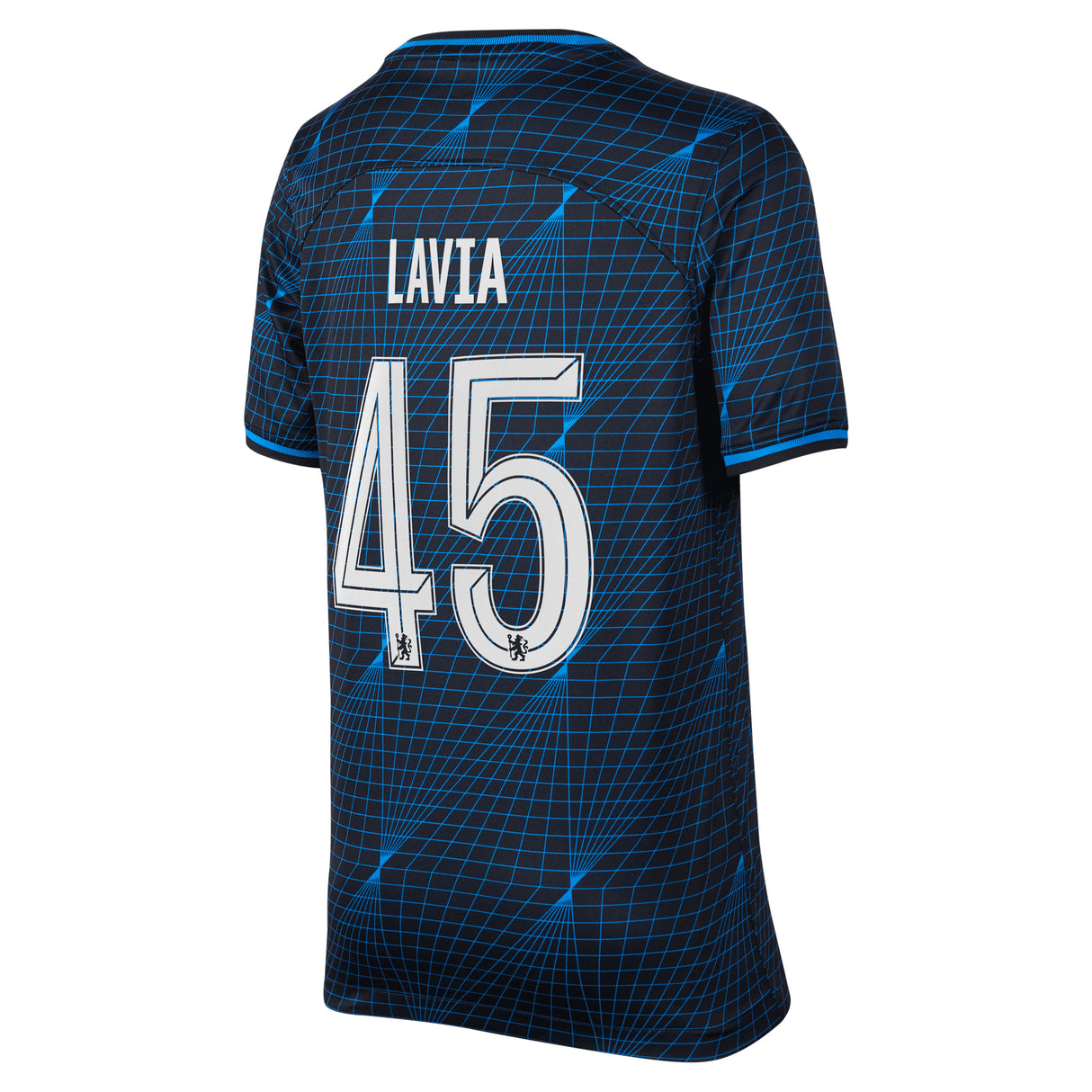 Chelsea Cup Nike Away Stadium Sponsored Shirt 2023-24 - Kids with Lavia 45 printing