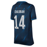 Chelsea Cup Nike Away Stadium Sponsored Shirt 2023-24 - Kids with Chalobah 14 printing