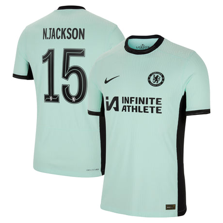 Chelsea Cup Nike Third Vapor Match Sponsored Shirt 2023-24 with Jackson 15 printing