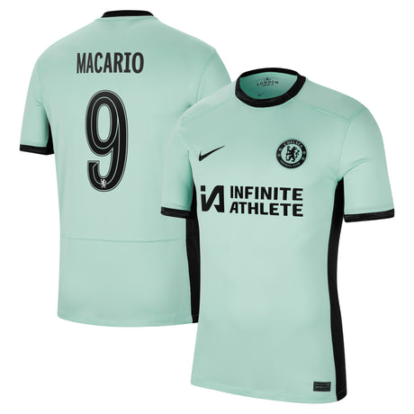 Chelsea Cup Nike Third Stadium Sponsored Shirt 2023-24 with Macario 9 printing