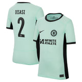 Chelsea Cup Third Stadium Sponsored Shirt 2023-24 - Kids with Disasi 2 printing - Kit Captain