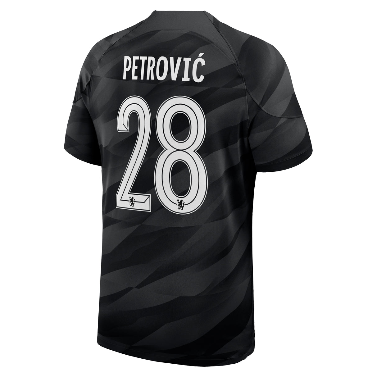 Chelsea Cup Nike Home Goalkeeper Stadium Sponsored Shirt 2023-24 with Petrović 28 printing