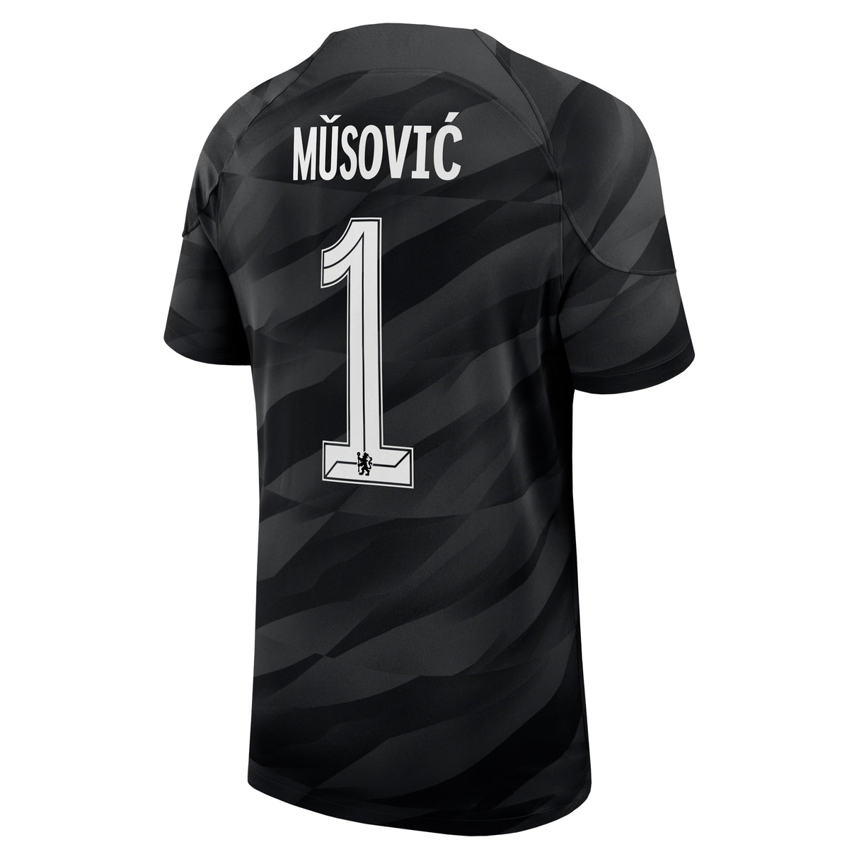 Chelsea Cup Nike Goalkeeper Stadium Sponsored Shirt 2023-24 - Kids - ZeÄ‡ira MuÅ¡oviÄ‡ 1 - Kit Captain