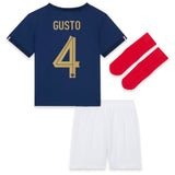 France Home Stadium Kit 2022 - Infant with Gusto 4 printing - Kit Captain