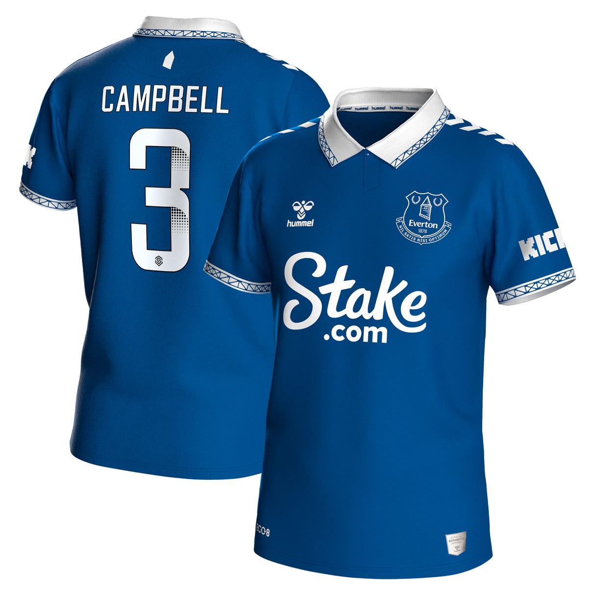 Everton WSL Hummel Home Shirt 2023-24 - With Campbell 3 printing - Kit Captain