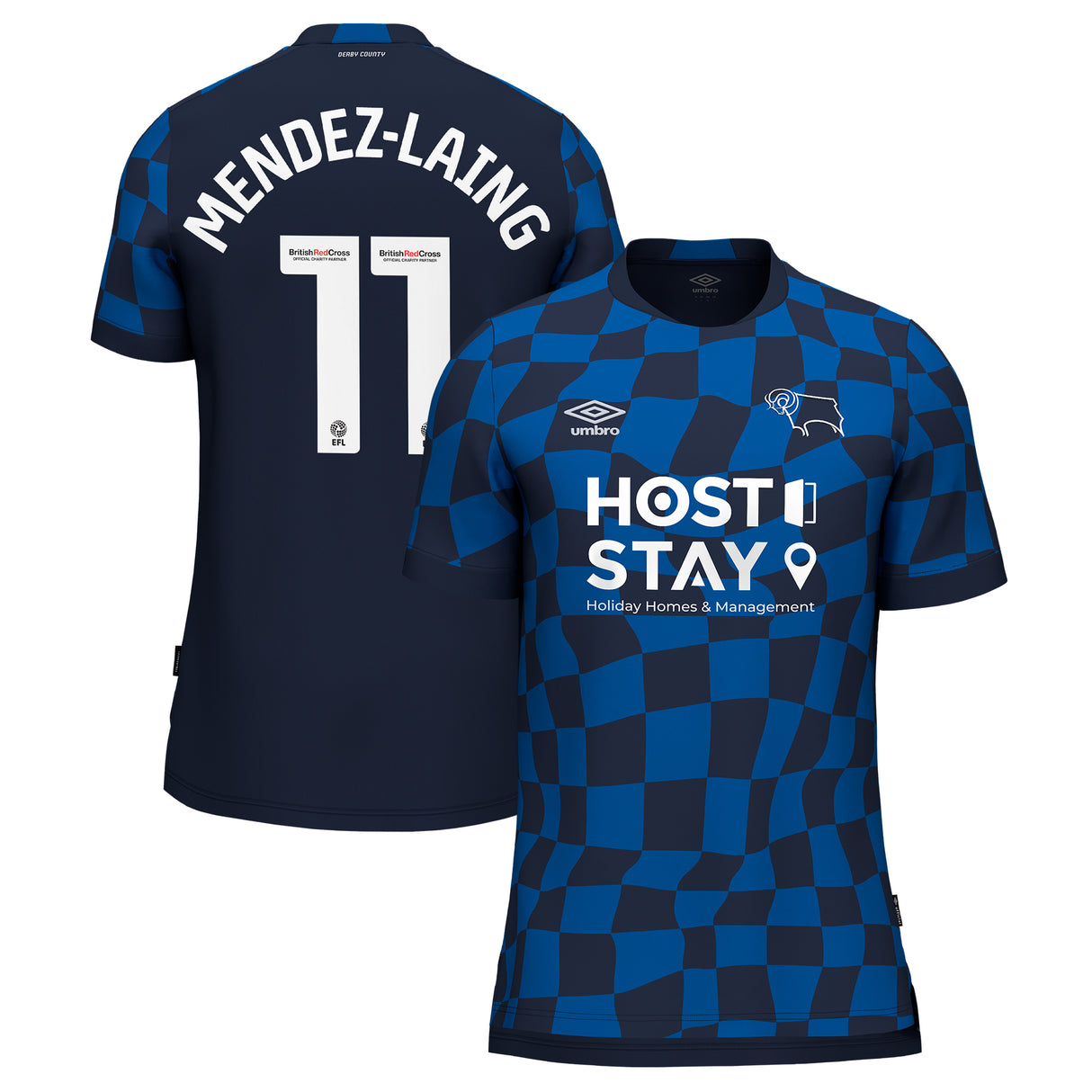 Derby County Umbro Away Shirt 2023-24 - Nathaniel Mendez-Laing 11