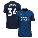 Derby County Umbro Away Shirt 2023-24 - Kids - Jake Rooney 34