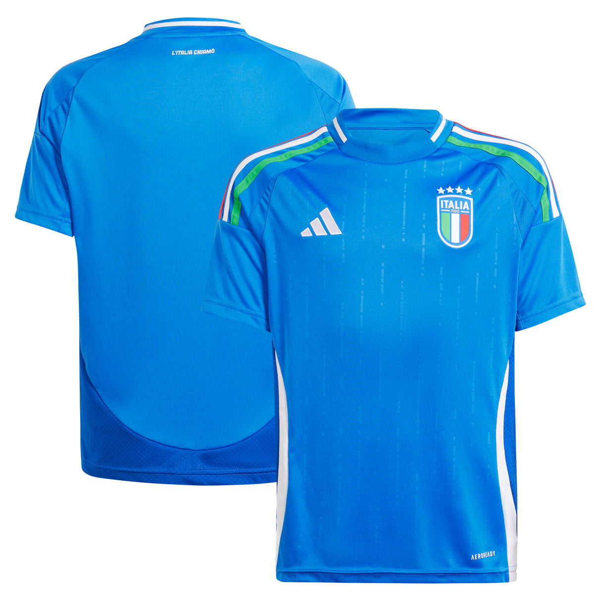 Italy adidas Home Shirt 2024 - Kids