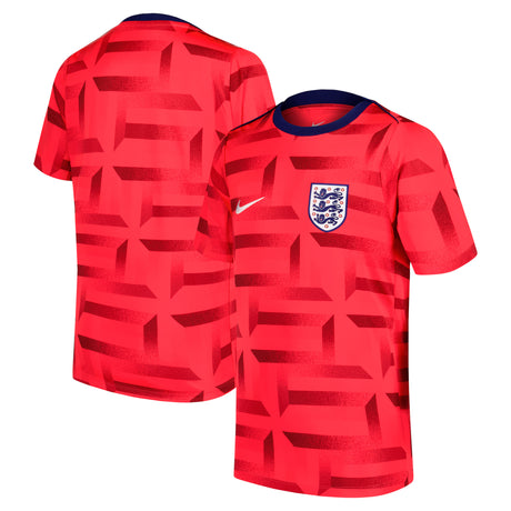 England Nike Pre Match Top - Red - Kids