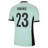 Chelsea Cup Nike Third Vapor Match Sponsored Shirt 2023-24 with Hamano 23 printing