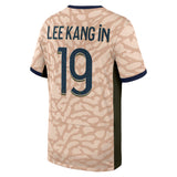 PSG Jordan Fourth Stadium Shirt 23/24 - Kids with Lee Kang In 19 printing