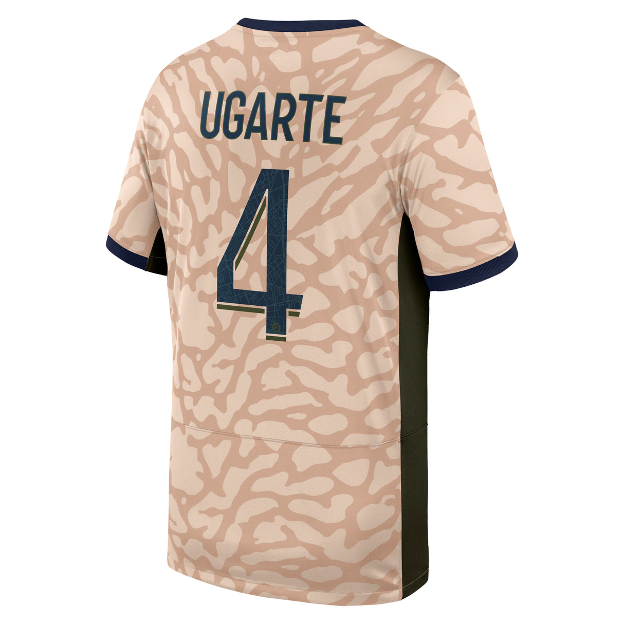 PSG Jordan Fourth Stadium Shirt 23/24 - Kids with Ugarte 4 printing