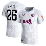 Aston Villa WSL Away Pro Shirt 2023-24 with Maritz 26 printing