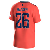 Everton WSL Away Shirt 2023-24 - Kids with Madsen 26 printing