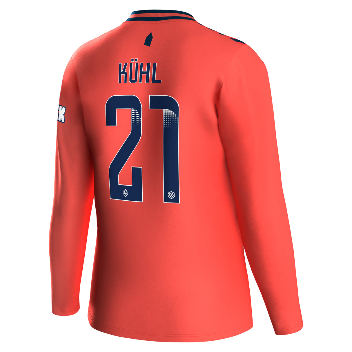 Everton WSL Away Shirt 2023-24 - Long Sleeve with Kühl 21 printing