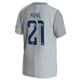 Everton WSL Third Shirt 2023-24 - Kids with Kühl 21 printing