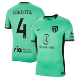 Atlético de Madrid Metropolitano Nike Third Stadium Shirt 2023-24 with G.Paulista 4 printing