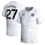 Aston Villa Away Stadium Shirt 2023-24 - Kids with Rogers 27 printing