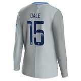 Everton WSL Third Shirt 2023-24 - Long Sleeve - Kids with Dale 15 printing