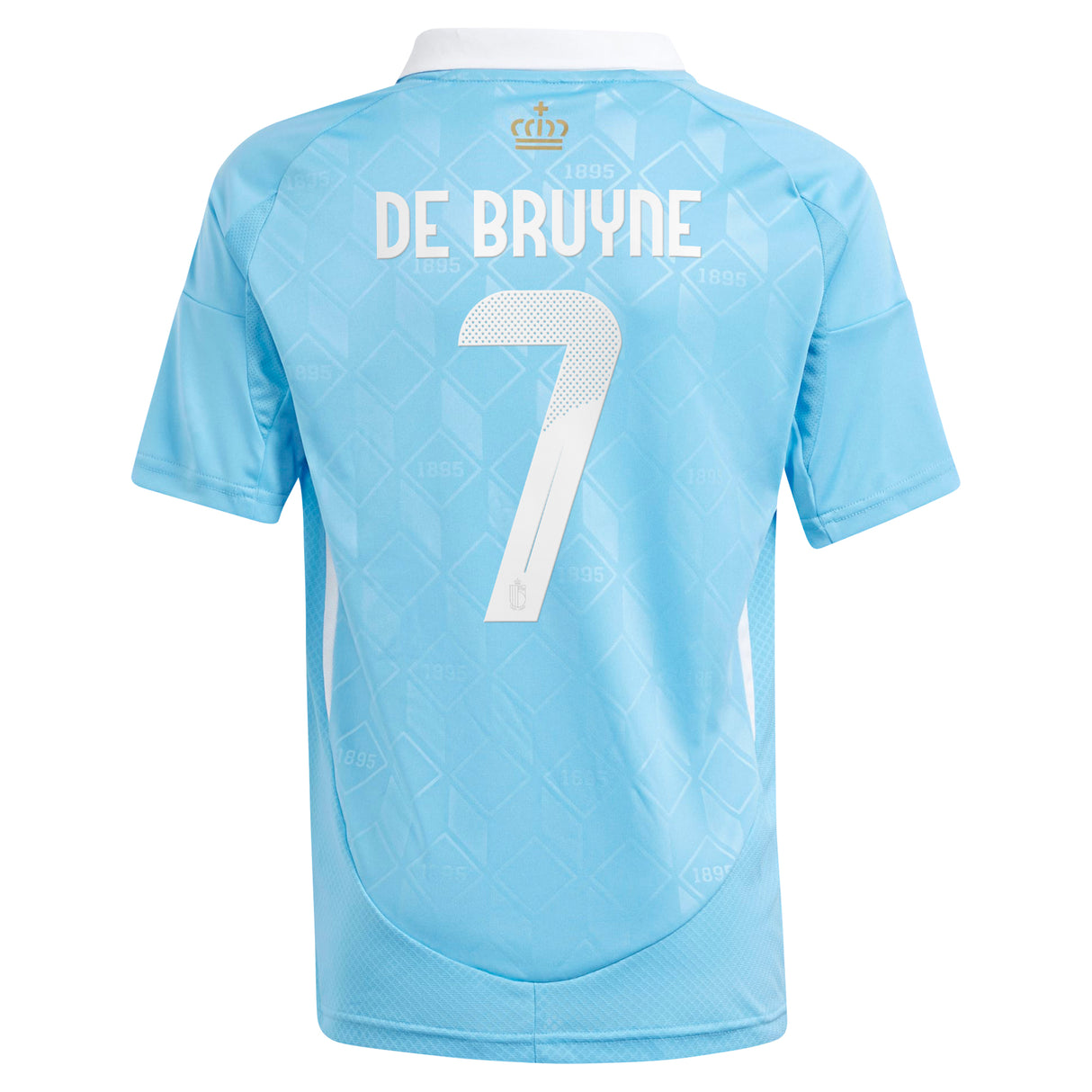 Belgium FA adidas Away Shirt 2024 - Kids with De Bruyne 7 printing