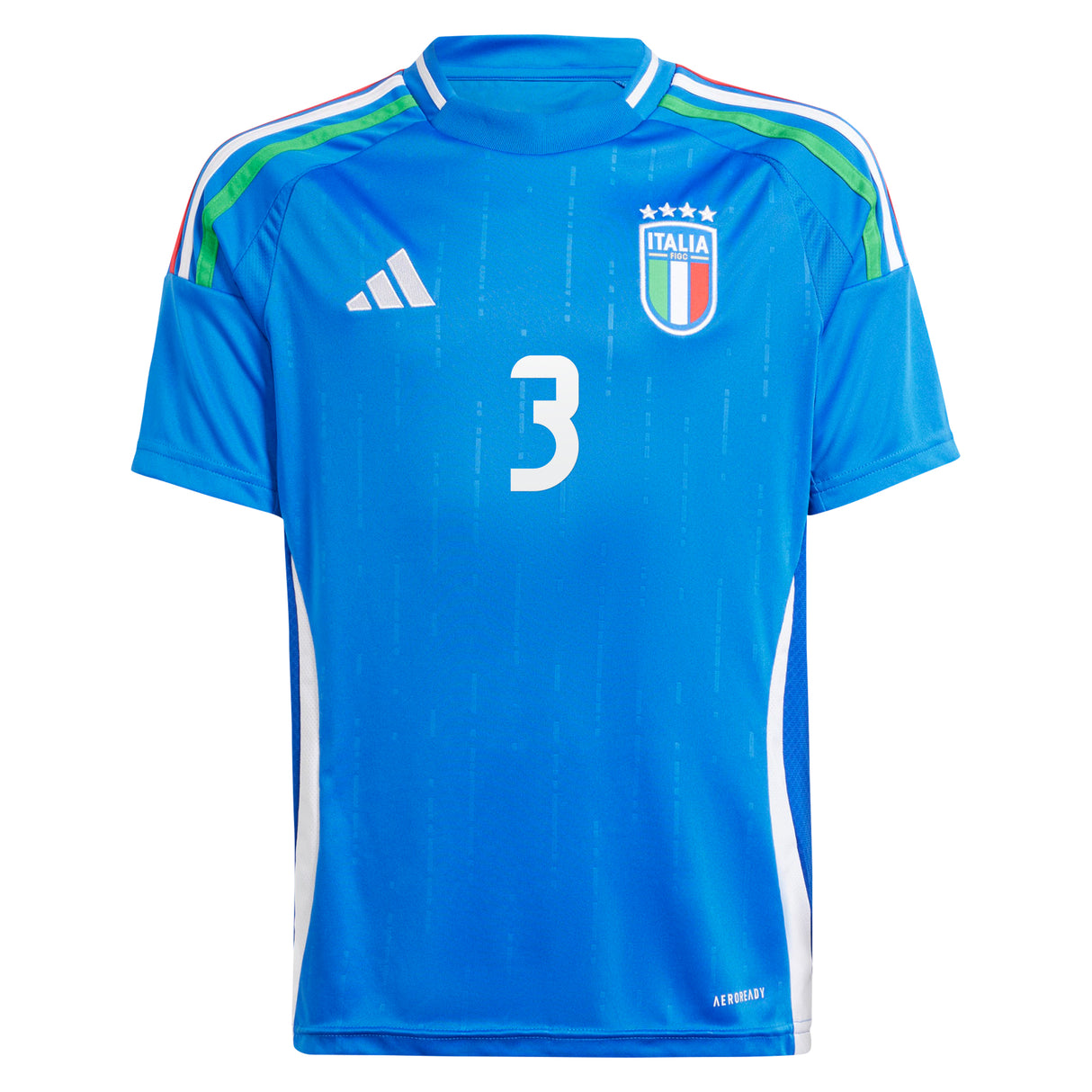 Italy adidas Home Shirt 2024 - Kids with DiMarco 3 printing