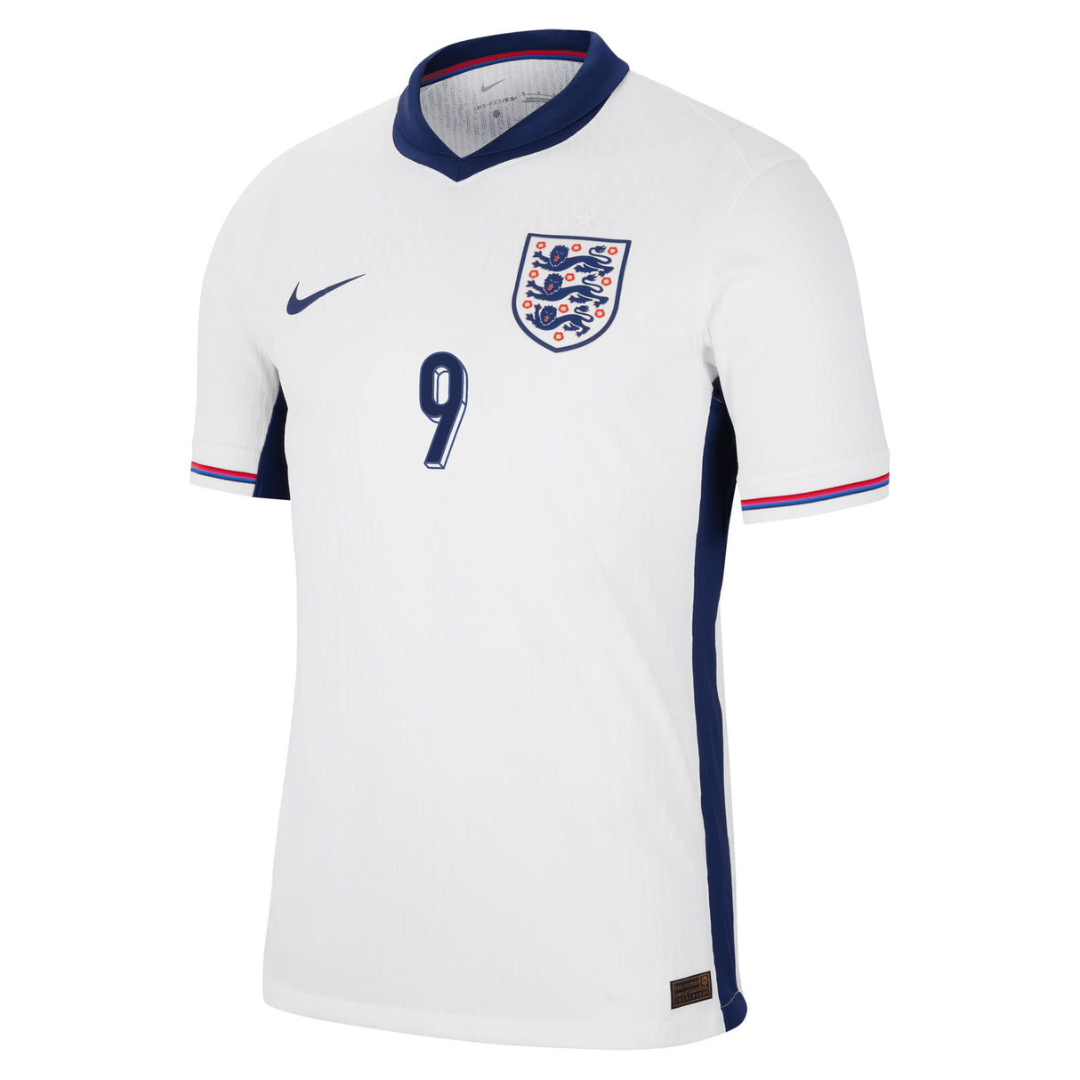 England Nike Dri Fit Adv Home Match Shirt 2024 with Kane 9 printing