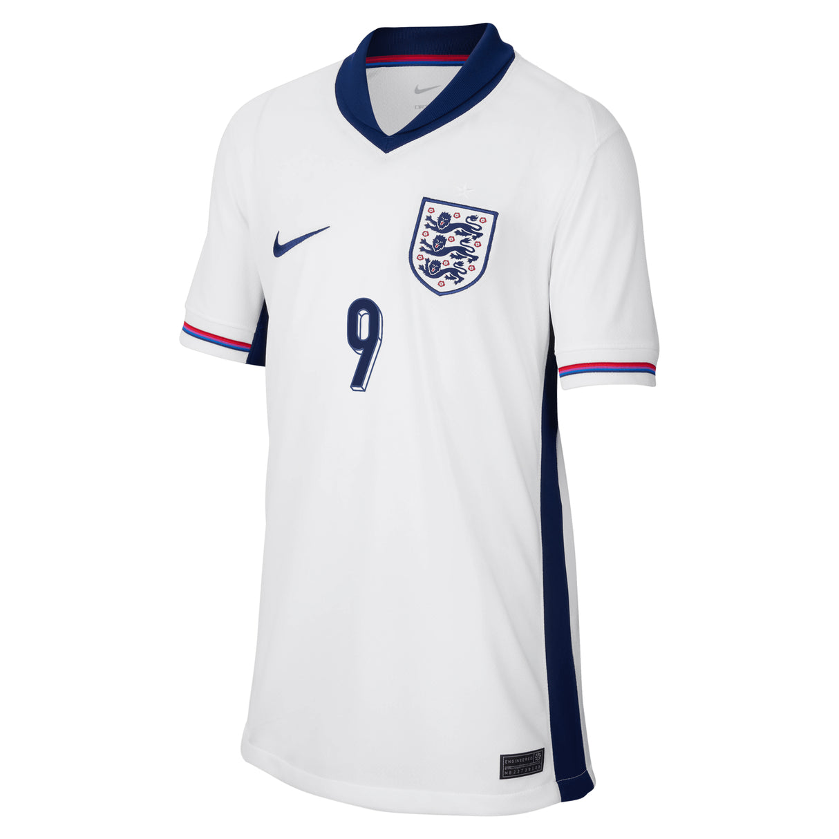 England Nike Home Stadium Shirt 2024 - Kids with Kane 9 printing